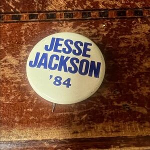 Vintage Jesse Jackson '84 Campaign Button